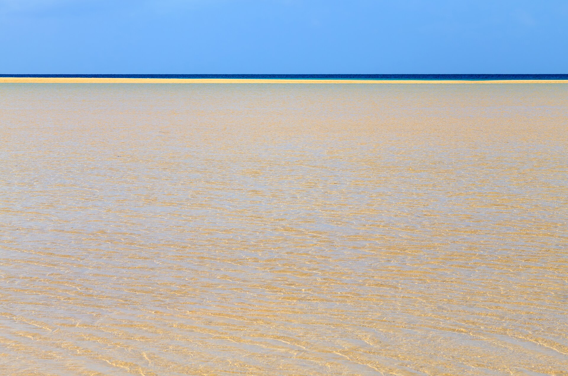 Playa de la Barca Fuerteventura: la laguna natural de Sotavento